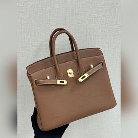 Birkin25 togo кожа, золотисто-коричневый цвет, ручная прошивка во