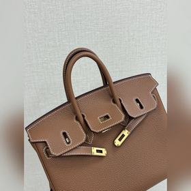 Birkin25 togo кожа, золотисто-коричневый цвет, ручная прошивка во