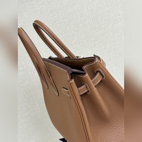 Birkin25 togo кожа, золотисто-коричневый цвет, ручная прошивка во