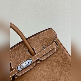 Birkin25 togo кожа, золотисто-коричневый цвет, ручная прошивка во