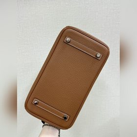 Birkin25 togo кожа, золотисто-коричневый цвет, ручная прошивка во