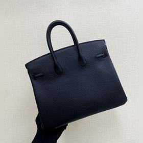 Birkin25 togo кожа, черный, ручная прошивка восковой нитью, вирту