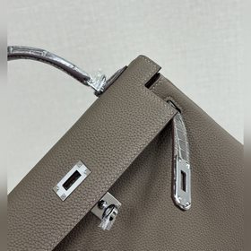 Kelly touch 25 см, кожа крокодила с блестящей поверхностью, кожа 