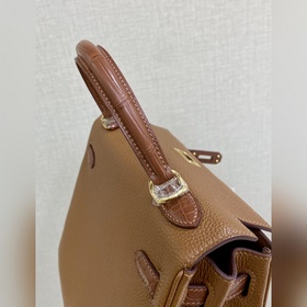 Kelly touch 25 см, кожа крокодила с матовой поверхностью, кожа то