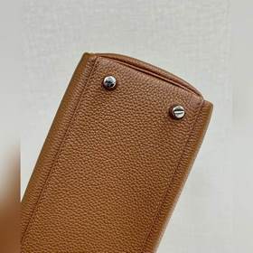 Kelly touch 25 см, кожа крокодила с глянцевой поверхностью, комби