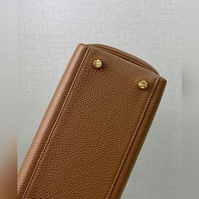 Kelly touch 25 см, кожа крокодила с глянцевой поверхностью, комби