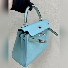 Kelly touch 25 см, кожа крокодила с матовой поверхностью, кожа то
