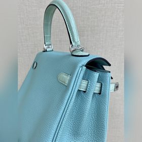 Kelly touch 25 см, кожа крокодила с матовой поверхностью, кожа то