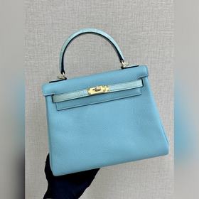 Kelly touch 25 см, кожа крокодила с матовой поверхностью, кожа то