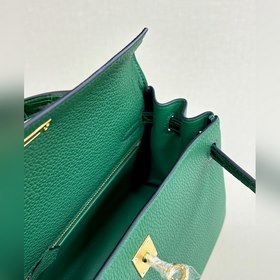Kelly touch 25 см, кожа крокодила с глянцевой поверхностью, кожа 