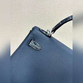 Kelly touch 25 см, кожа крокодила с глянцевой поверхностью, кожа 