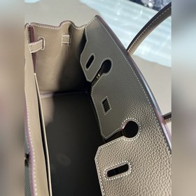 Фотографииз мастерской Birkin Platinum, слоновая кость с золотой 