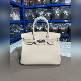 Фотографииз мастерской Birkin Platinum, молочно-белая застежка, 3