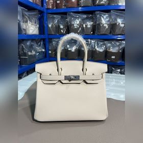 Фотографииз мастерской Birkin Platinum, молочно-белая застежка, 3