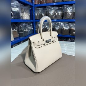 Фотографииз мастерской Birkin Platinum, молочно-белая застежка, 3