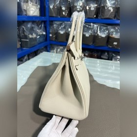 Фотографииз мастерской Birkin Platinum, молочно-белая застежка, 3