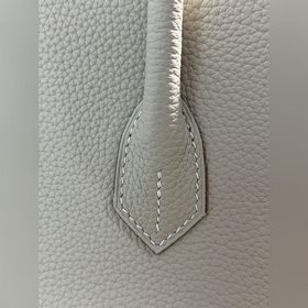 Фотографииз мастерской Birkin Platinum, молочно-белая застежка, 3