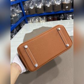 Фотографии мастерской Birkin Platinum, золотисто-коричневый, сере