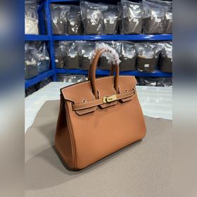 Фотографии мастерской Birkin Platinum, золотисто-коричневая, золо