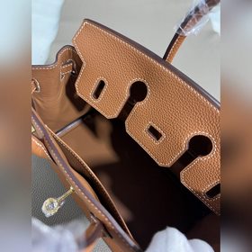 Фотографии мастерской Birkin Platinum, золотисто-коричневая, золо