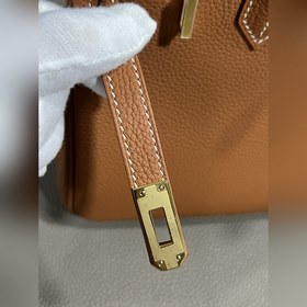 Фотографии мастерской Birkin Platinum, золотисто-коричневая, золо
