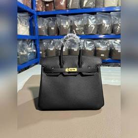 Фотографии мастерской Birkin Platinum, черная золотая застежка, 2