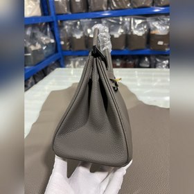 Фотографии мастерской Birkin Platinum Tin Grey Gold Buckle 25/30