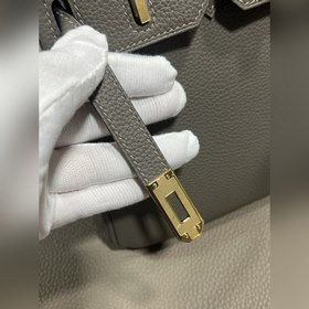 Фотографии мастерской Birkin Platinum Tin Grey Gold Buckle 25/30 