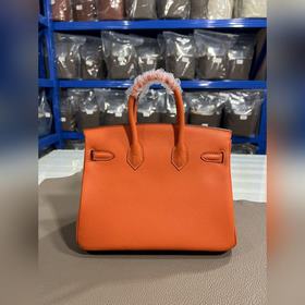 Фотографии мастерской Birkin Platinum Orange Gold Buckle 25/30 Ис