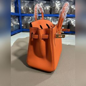 Фотографии мастерской Birkin Platinum Orange Gold Buckle 25/30 Ис