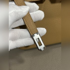 Фотографииз мастерской Birkin Platinum, цвет «чай с молоком», сер