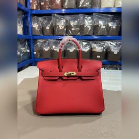 Фотографии мастерской Birkin Platinum, ярко-красная золотая засте