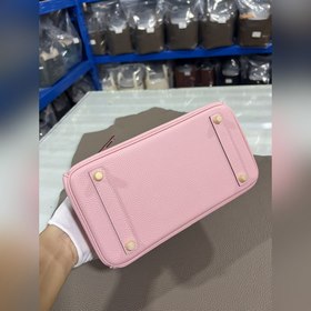 Фотографииз мастерской Birkin Platinum 3Q розово-золотая застежка