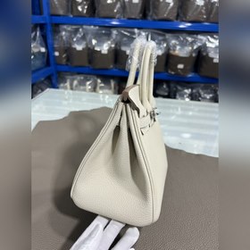 Фотографииз мастерской Birkin Platinum Milkshake Silver Buckle 25