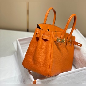 Ручная восковая нить   B Hermès Orange с золотой пряжкой Даже