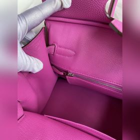 Ручная работа Birkin 30 см, импортная кожа Togo, цвет «юйлань» (б