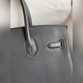 Ручная работа Birkin 30 см, импортная кожа Togo, черный цвет, зол