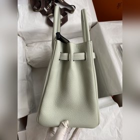 Ручная работа Birkin 30 см, импортная кожа Togo, кристально-серый