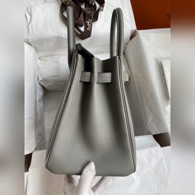 Ручная работа Birkin 30 см, импортная кожа Togo, цвет «туча», зол