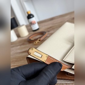 Кэлли второго поколения mini Цвет： молочный белый/золотисто-кори