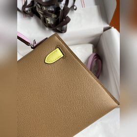Ручная работа, второе поколение Mini Kelly 19 см, импортная кожа 