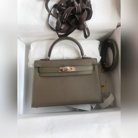 Ручная работа, второе поколение Mini Kelly 19 см, импортная кожа