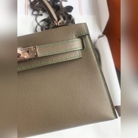 Ручная работа, второе поколение Mini Kelly 19 см, импортная кожа 