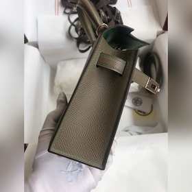 Ручная работа, второе поколение Mini Kelly 19 см, импортная кожа 