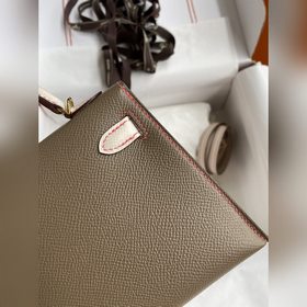 Ручная работа, второе поколение Mini Kelly 19 см, импортная кожа 