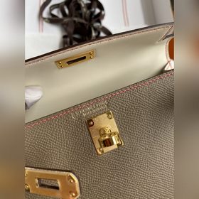 Ручная работа, второе поколение Mini Kelly 19 см, импортная кожа 