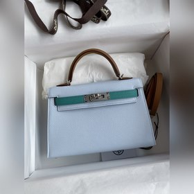 Ручная работа, второе поколение Mini Kelly, 19 см, импортная кожа