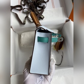 Ручная работа, второе поколение Mini Kelly, 19 см, импортная кожа