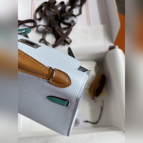 Ручная работа, второе поколение Mini Kelly, 19 см, импортная кожа