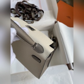 Ручная работа, второе поколение Mini Kelly, 19 см, импортная кожа